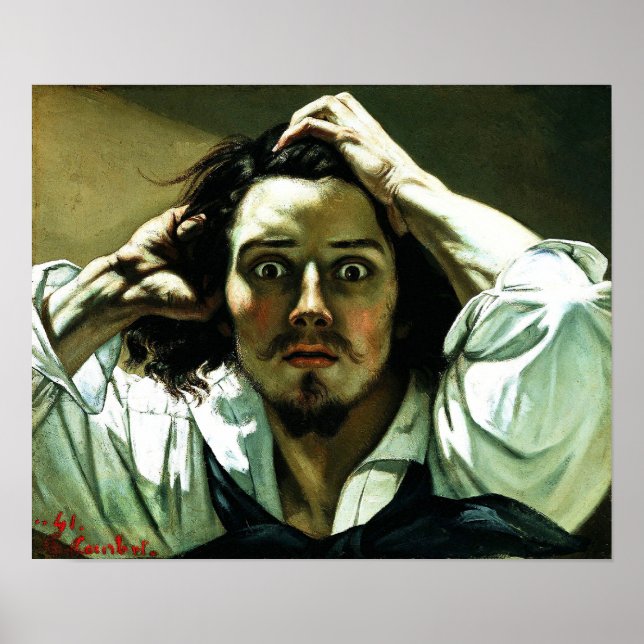Póster Courbet (Poster do Homem Desesperado) (Frente)