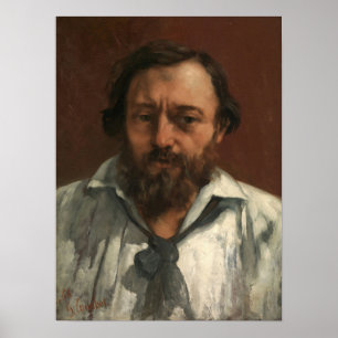 Poster Courbet - Retrato De Pierre Dupont 1868