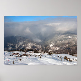 Poster Courchevel 1850 3 Valleys French Alps França