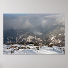 Poster Courchevel 1850 3 Valleys French Alps França