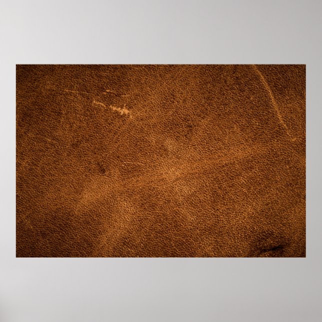 Poster Couro castanho (Frente)
