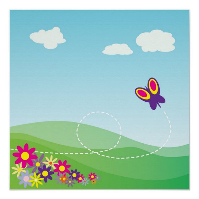 PÓSTER COURO COM BORDA E FLORES (Frente)
