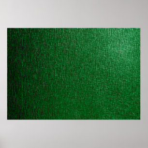 Poster Couro com padrão abstrato em cor verde. Abst