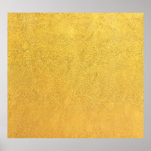 Poster Couro Dourado Brilhante: Fundo Texturizado