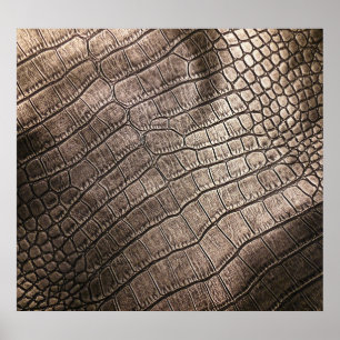 Poster Couro Elegante Fechado: Padrão Texturizado