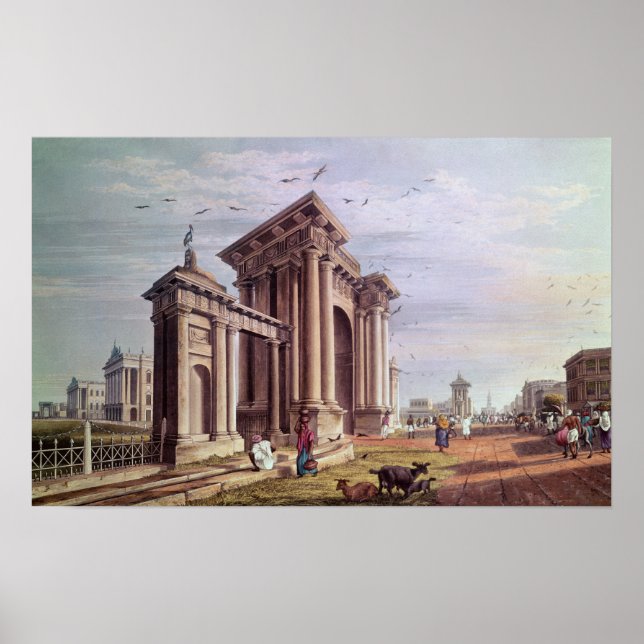 Póster Court House Street, Calcutá (Frente)