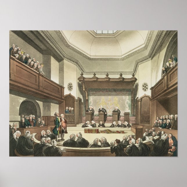 Póster Court of Common Pleas, Westminster Hall (Frente)