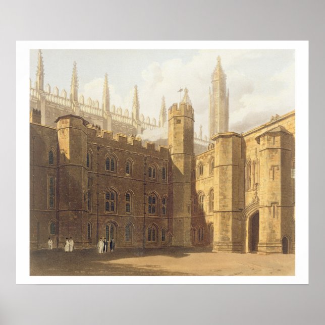 Póster Court of King's College, Cambridge, de 'The Hist (Frente)
