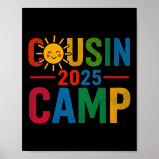 Poster Cousin Camp 2025 Summer Vacation Family Gathering