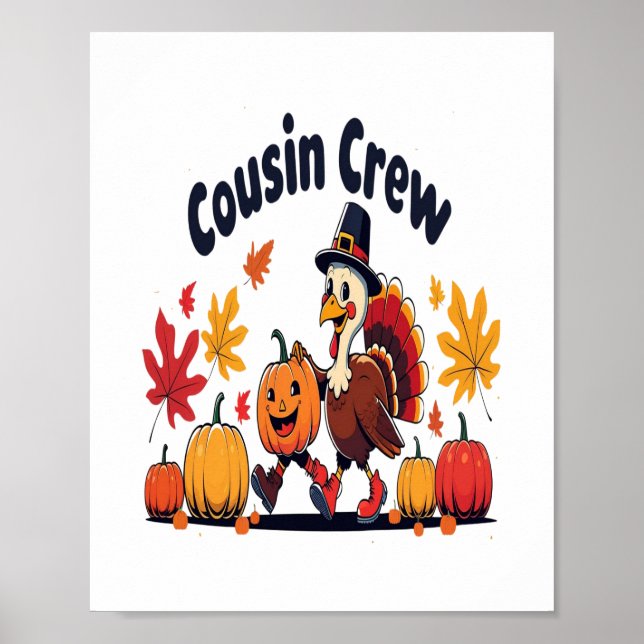 Poster Cousin Crew Pumpkin (Frente)