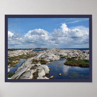 Póster Cove da Peggy, Nova Escócia Canadá