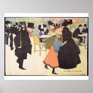 Póster Cover illustration for 'La Vie en Rose', 1903 (col