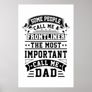 Poster COVID 19 Frontliner Oferta algumas Pessoas me cham