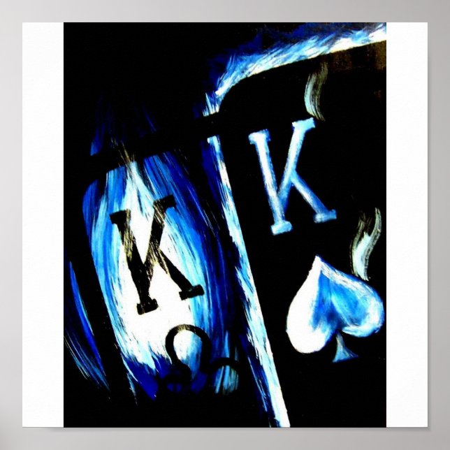POSTER COVINHOS DE BOLSO AZUL DE ARTE DE PÓS (Frente)