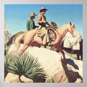 Poster "Cow Country", por Maynard Dixon