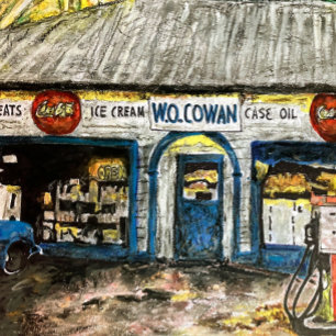 Poster " Cowans Store " - Mídia mista