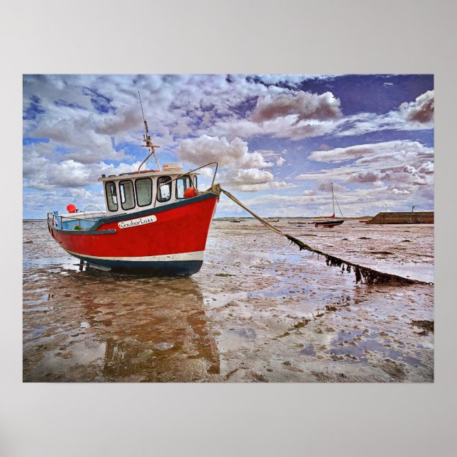 Poster Cowbar Lass, Lindisfarne (Frente)