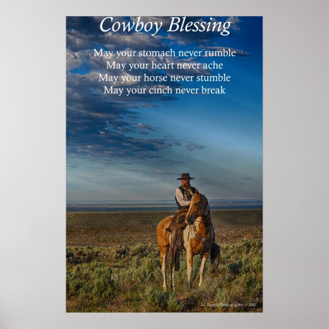 Póster Cowboy Bênção (Frente)