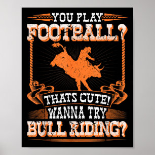 Poster Cowboy Jaripeo Bu