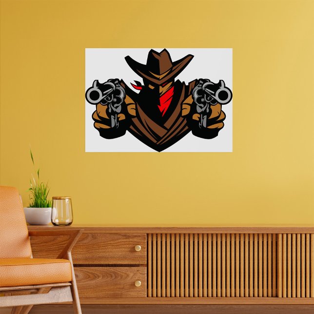 Poster Cowboy Outlaw (Criador carregado)