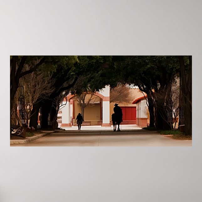 Póster Cowboy Silohuette (Frente)