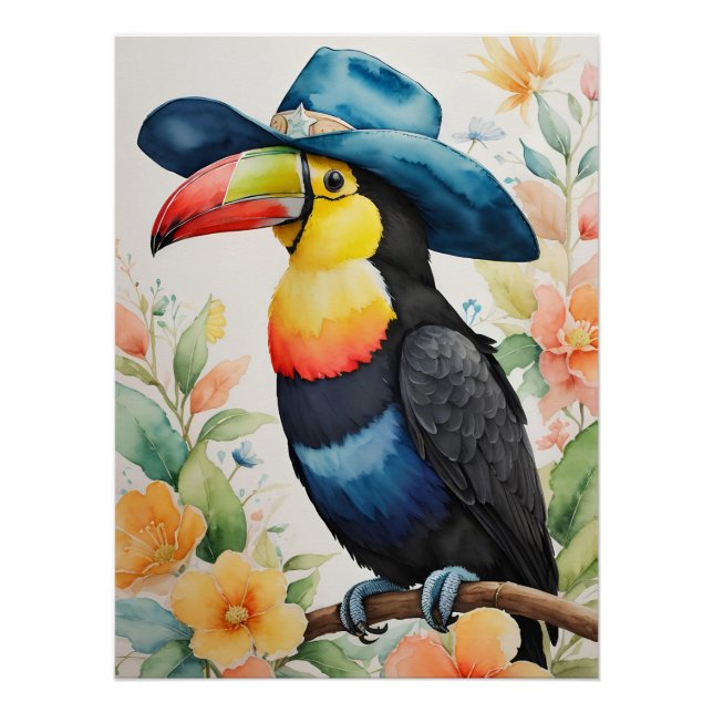 Póster Cowboy Toucan (Frente)