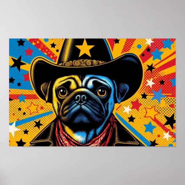POSTER COWBOY UP (Frente)