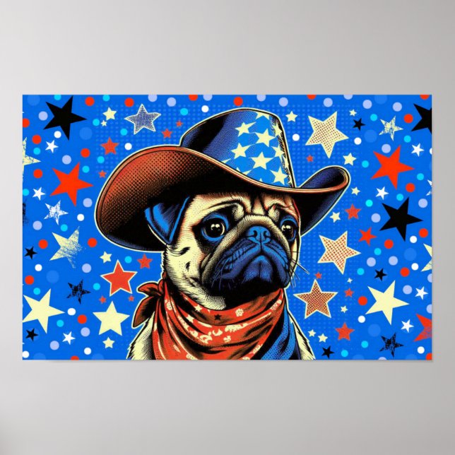 POSTER COWBOY UP 6 (Frente)