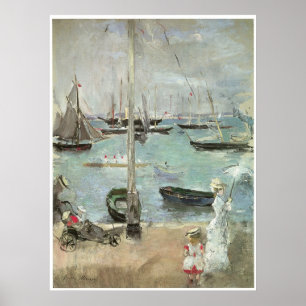 Póster Cowes ocidental, ilha do Wight, Berthe Morisot