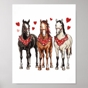 Poster Cowgirl Rosa Namorados Ocidental Amor Por Horas