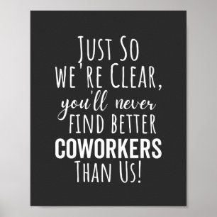 Poster Coworker Goodbye   Deslocamento de Colaboradores  