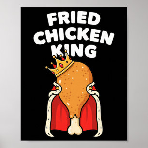 Poster Coxa da Coroa do Rei do Frango Frito