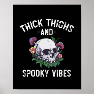 Poster Coxas Grossas E Vibrações Assustadoras Roupas De H
