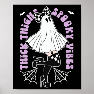 Poster Coxas Loucas Víblias Ghost Bats Ghost Halloween Ar