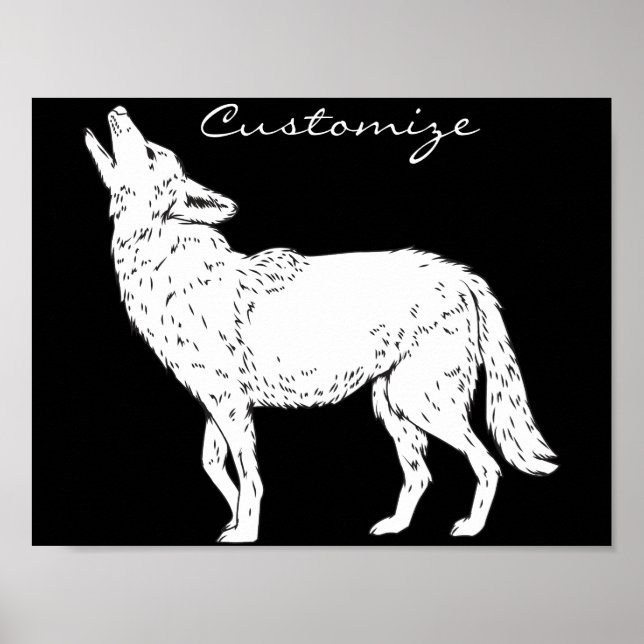 Poster Coyote Howling Thunder_Cove (Frente)