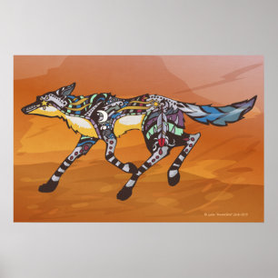 Póster Coyote, o Trickster