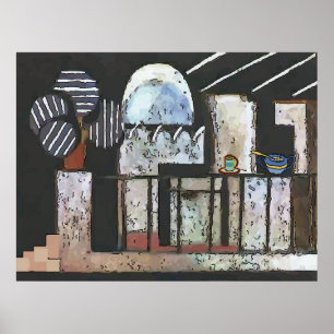 Póster Cozinha abstrata