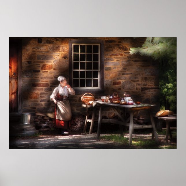 Poster Cozinha ao Ar Livre (Frente)