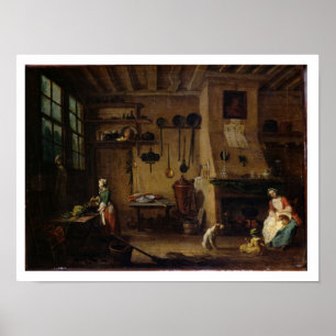 Póster Cozinha Bourgeois