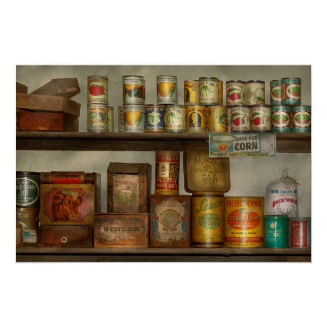 Póster Cozinha - Comida - Acompanhamentos (Frente)