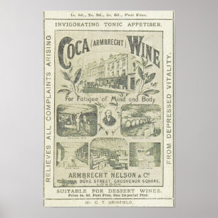 Poster Cozinha de propaganda em jornal Vintage