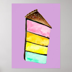 Poster Cozinha-do-arco-íris yaaaaaaaaumaaryte pintura gir