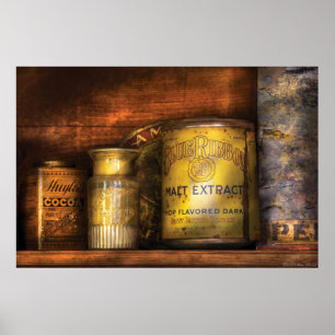 Póster Cozinha - Extrato de Malte de Fita Azul