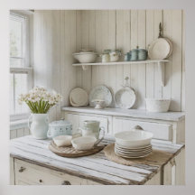 Cozinha moderna do Chique de fotos imprimível