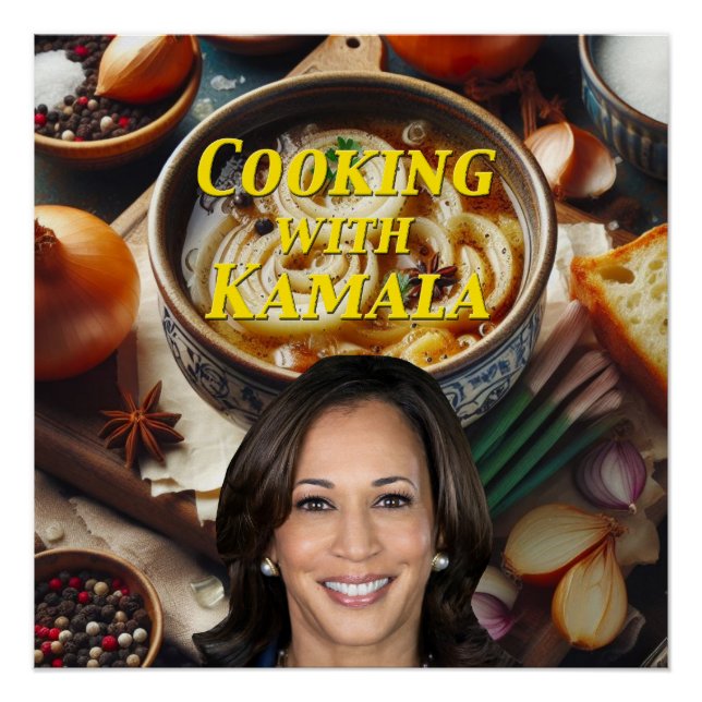 Póster Cozinhar Com Kamala (Frente)