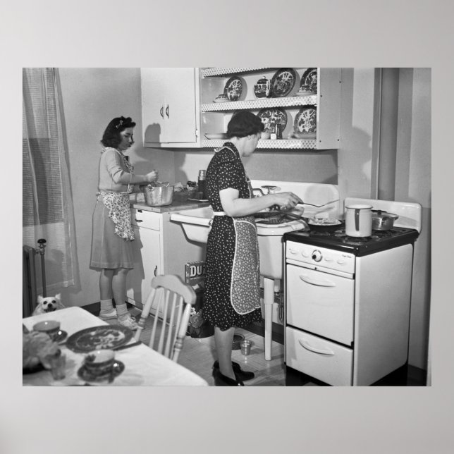 Póster Cozinhar doméstico: 1942 (Frente)