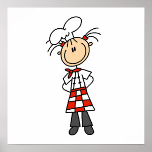 Póster Cozinheiro chefe fêmea
