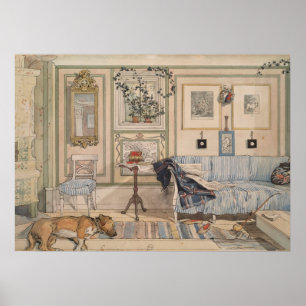 Poster Cozy Corner (por Carl Larsson)