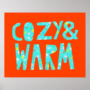Poster Cozy e quente