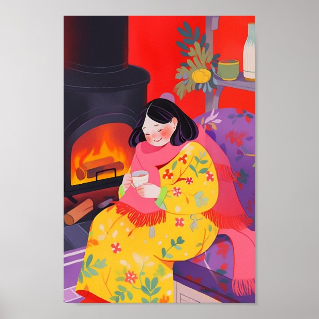 Poster Cozy Winter Morning (Frente)